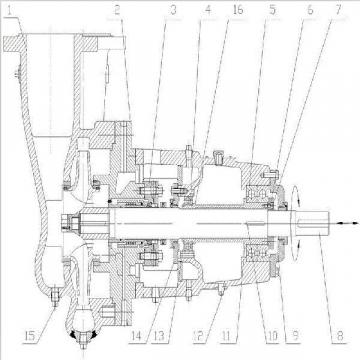 11014-RA Centrifugal Pump Bearings